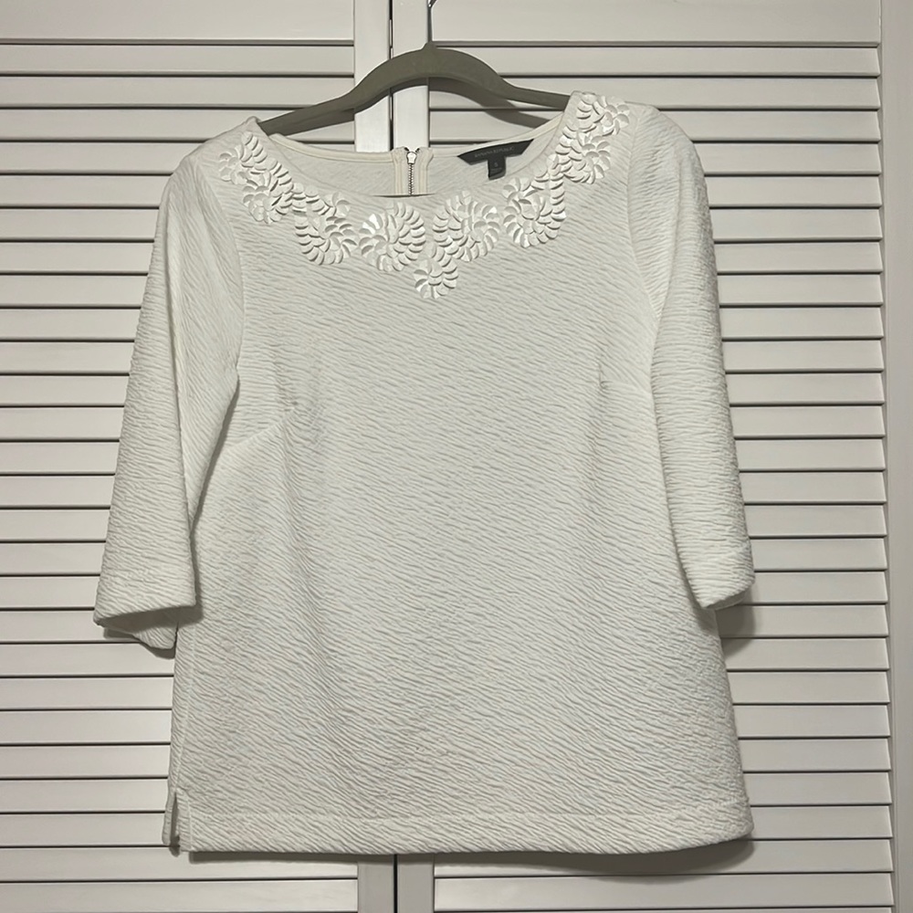 Banana Republic white blouse